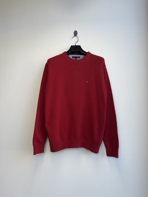 Tommy Hilfiger Red Knit Sweater
