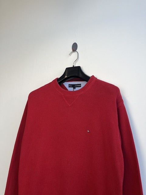 Tommy Hilfiger Red Knit Sweater