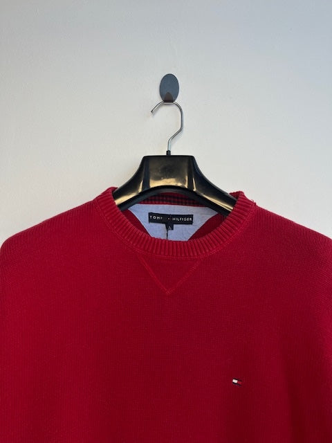 Tommy Hilfiger Red Knit Sweater