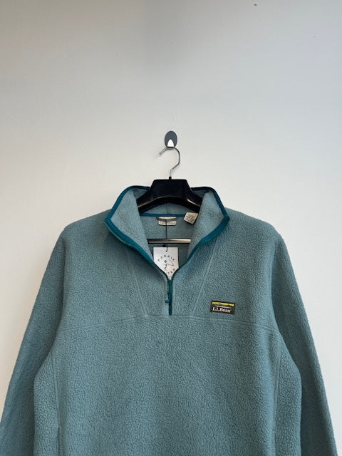 L.L Bean Teal Quarter Zip