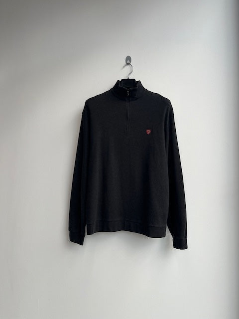 Polo Golf Dark Grey Quarter Zip Pullover