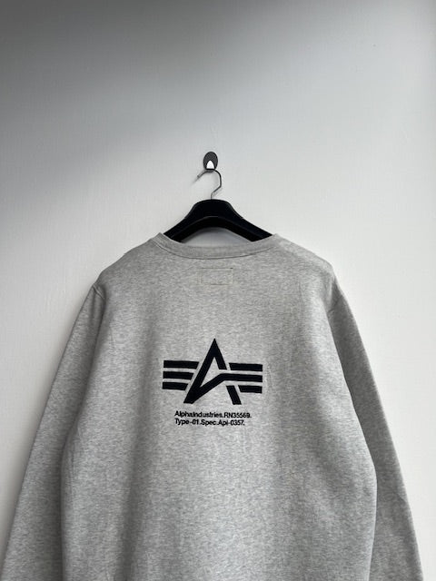 Alpha Industries Grey Crewneck