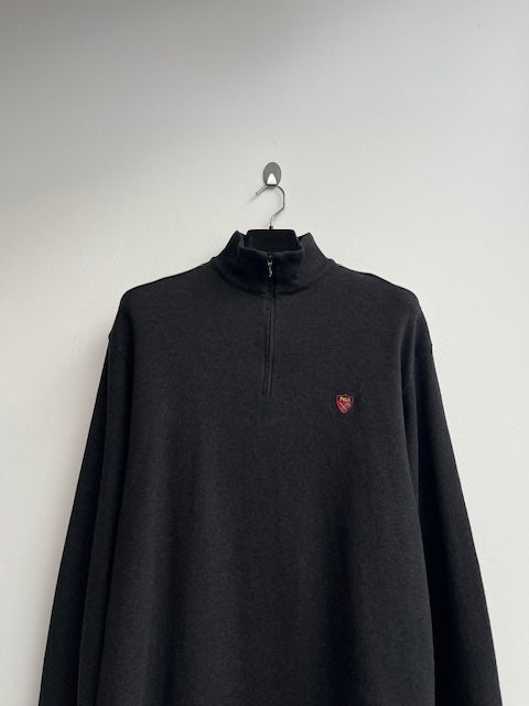 Polo Golf Dark Grey Quarter Zip Pullover