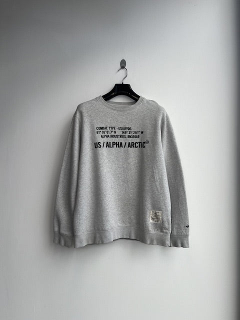 Alpha Industries Grey Crewneck