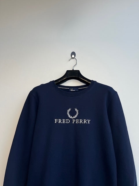 Fred Perry Navy Crewneck