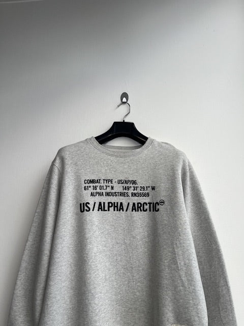 Alpha Industries Grey Crewneck