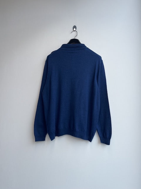 Hugo Boss Blue Wool Sweater