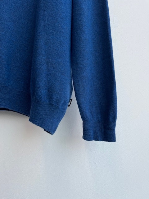 Hugo Boss Blue Wool Sweater