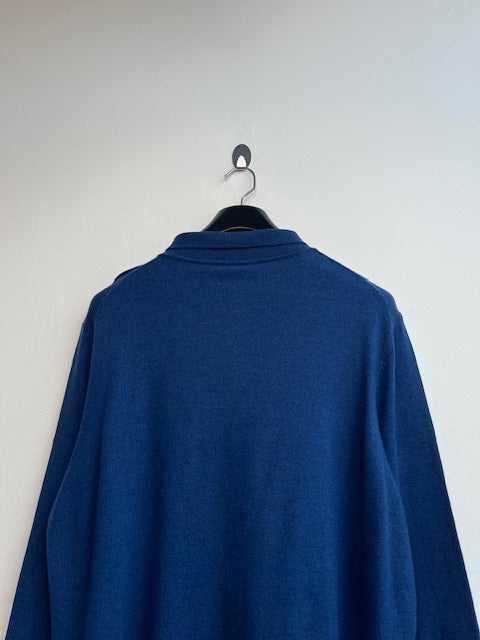 Hugo Boss Blue Wool Sweater