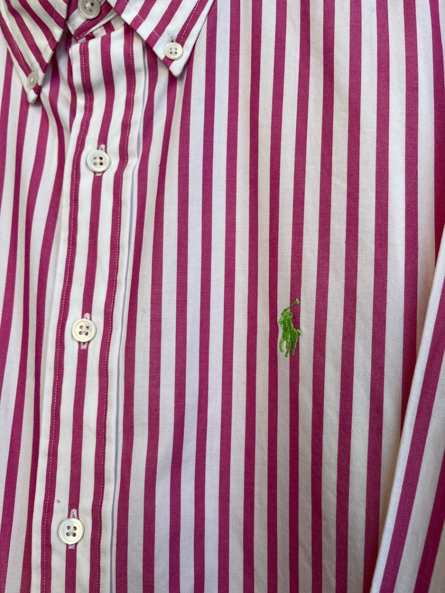 Ralph Lauren Blake Pink and White Shirt