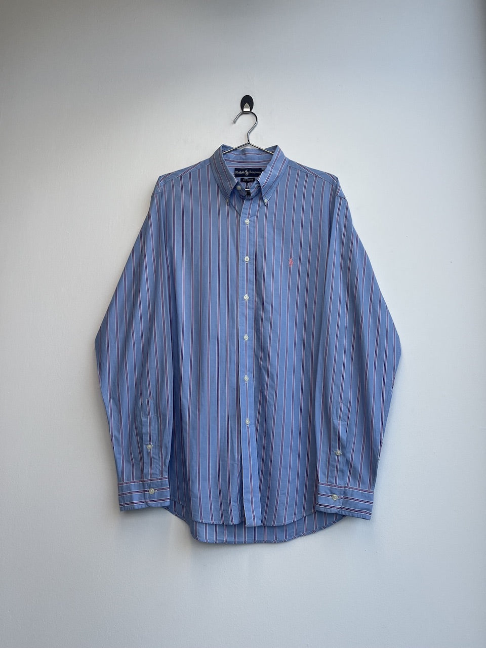 Ralph Lauren Blue and Pink Striped Shirt
