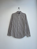 RL Brown Stripe Oxford