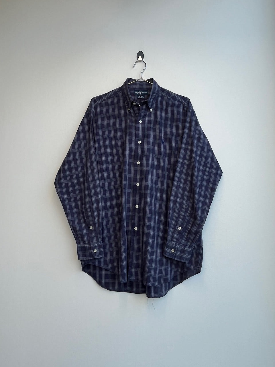 Ralph Lauren Checkered Navy Blake Shirt