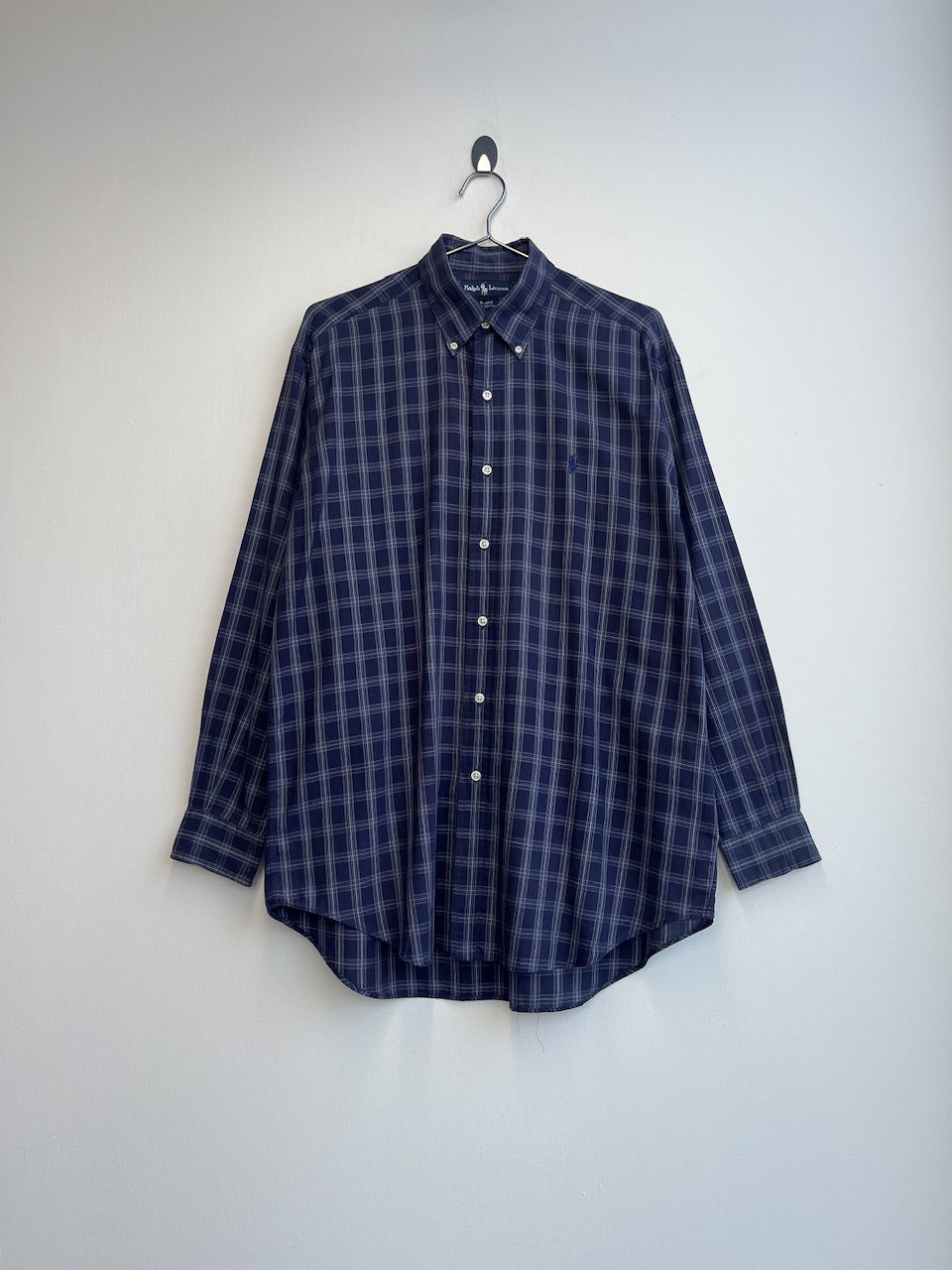 Ralph Lauren Checkered Navy Blake Shirt