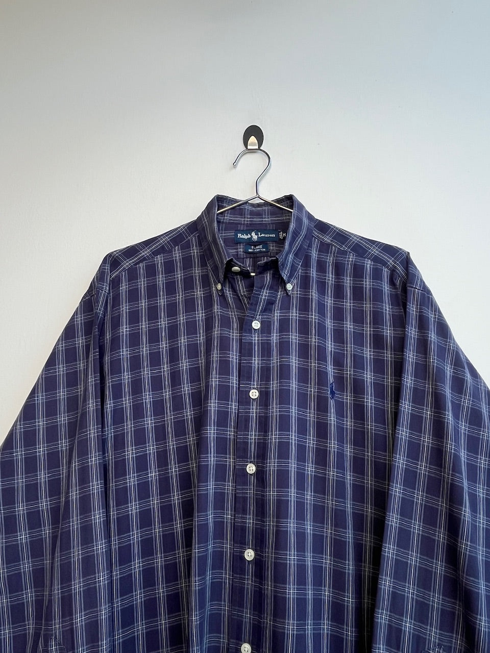 Ralph Lauren Checkered Navy Blake Shirt