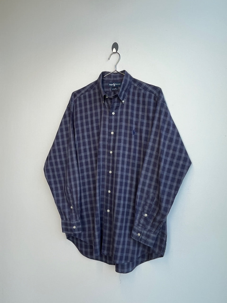 Ralph Lauren Checkered Navy Blake Shirt