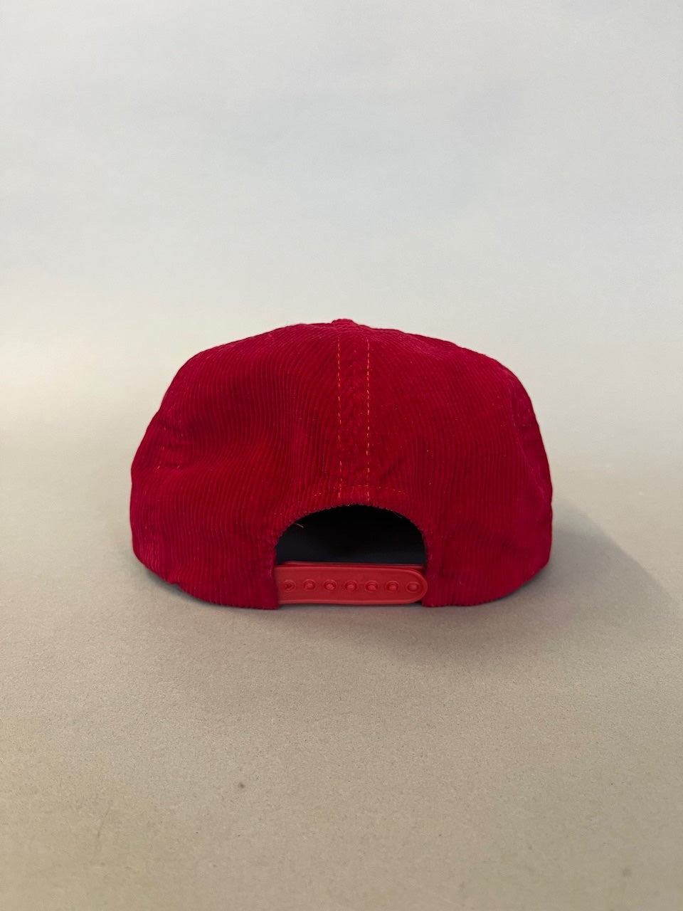 Red Corduroy Cap