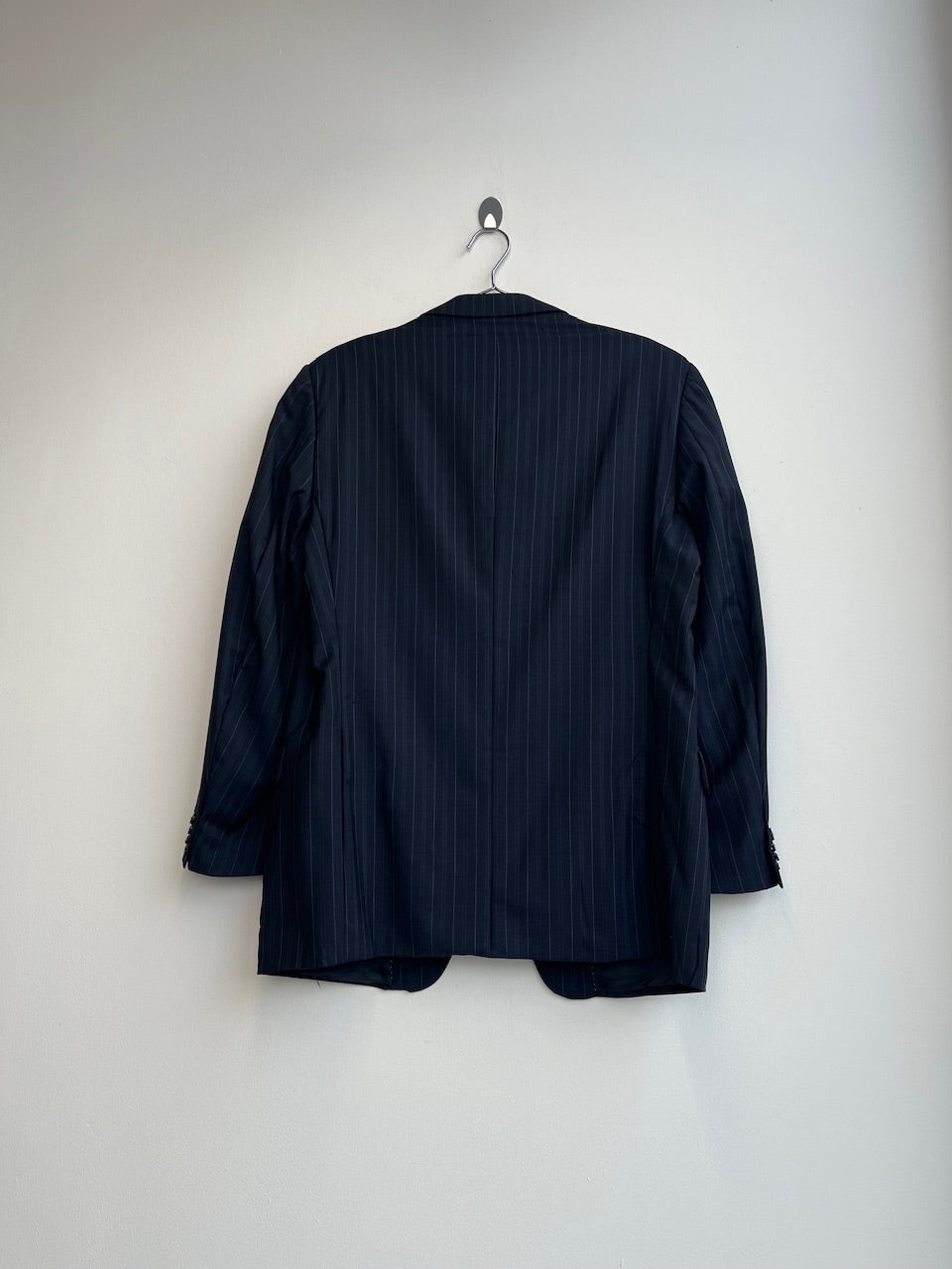Zegna Navy Striped Blazer