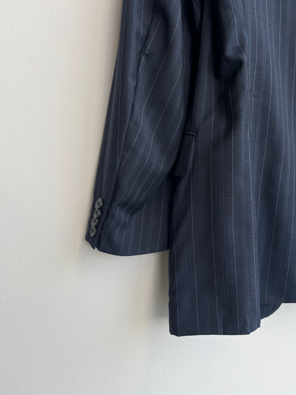Zegna Navy Striped Blazer