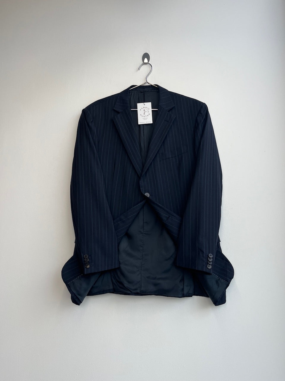 Zegna Navy Striped Blazer