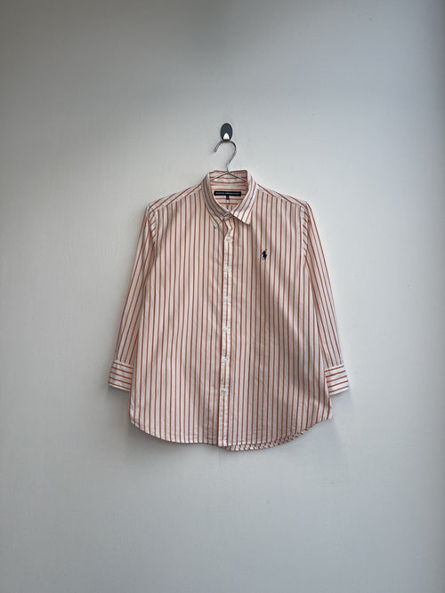 Ralph Lauren Sport Orange Striped Shirt