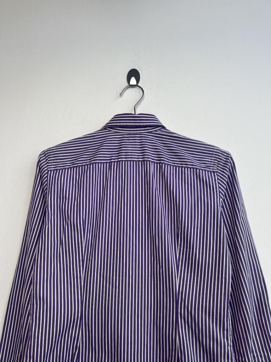 Ralph Lauren Slim Purple Striped Shirt
