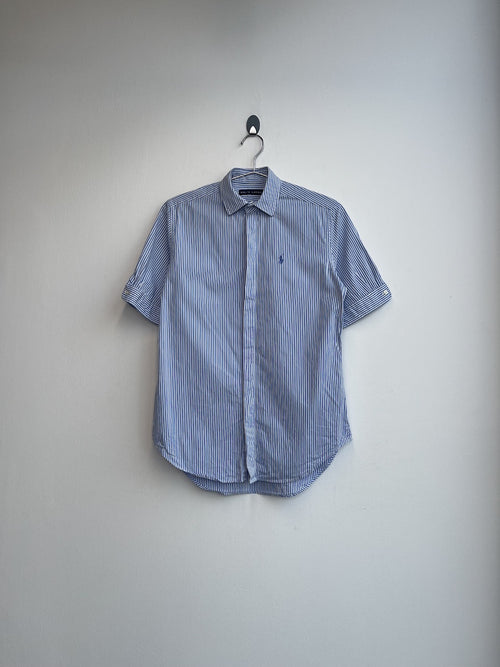 Ralph Lauren Short Sleeve Blue Striped Shirt