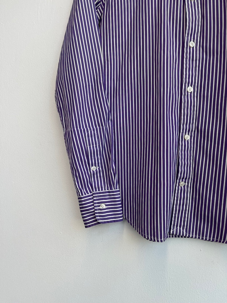 Ralph Lauren Slim Purple Striped Shirt