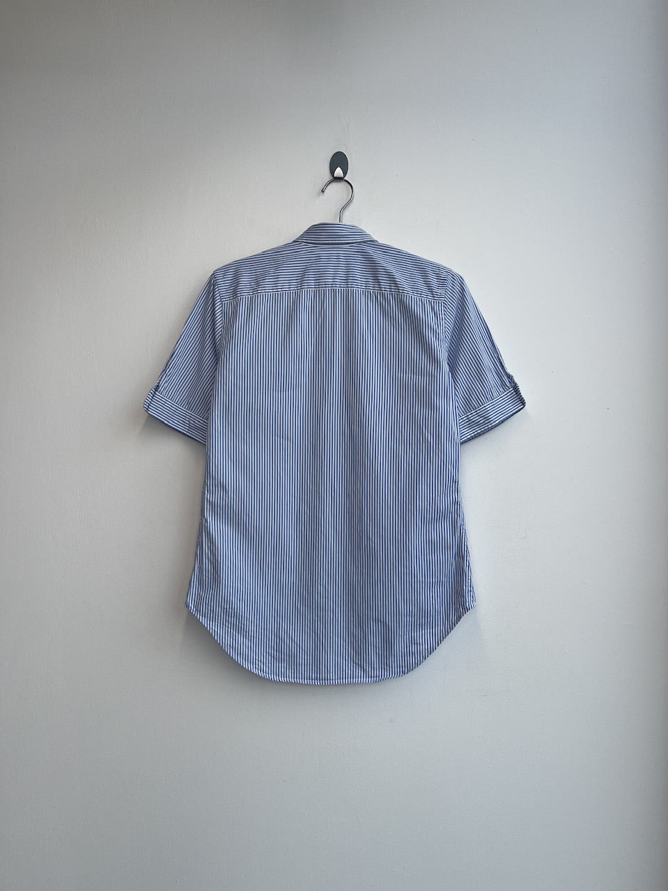 Ralph Lauren Short Sleeve Blue Striped Shirt