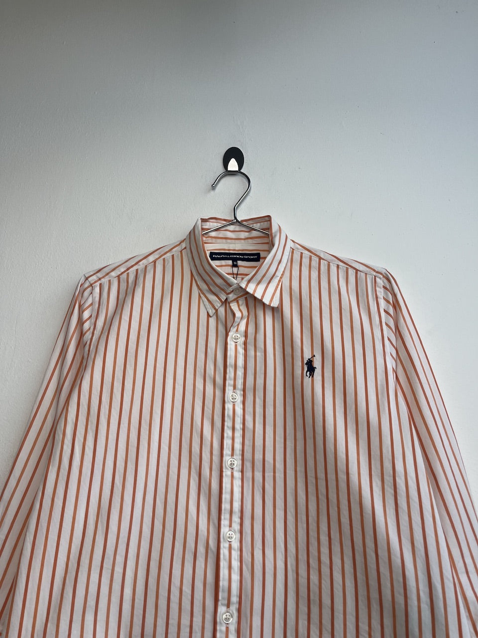 Ralph Lauren Sport Orange Striped Shirt