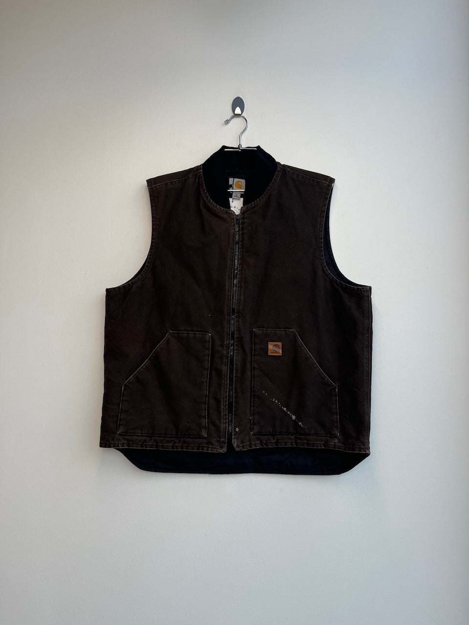 Carhartt V02 CHT Quilt Lined Duck Canvas Vest