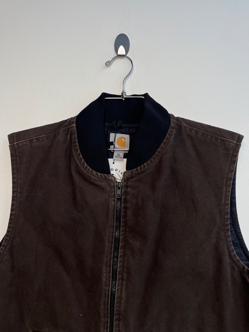 Carhartt V02 CHT Quilt Lined Duck Canvas Vest