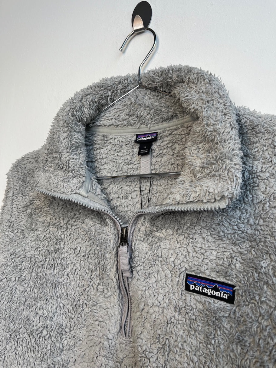 Patagonia Grey Fleece Quarter Zip Pullover
