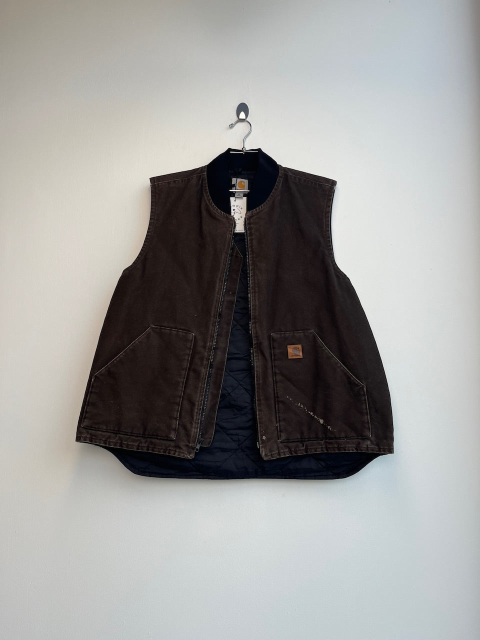 Carhartt V02 CHT Quilt Lined Duck Canvas Vest