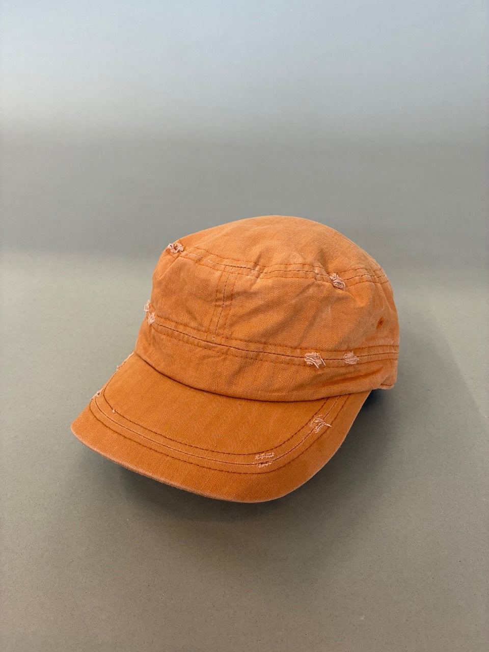 Ochre Distressed Cadet Cap