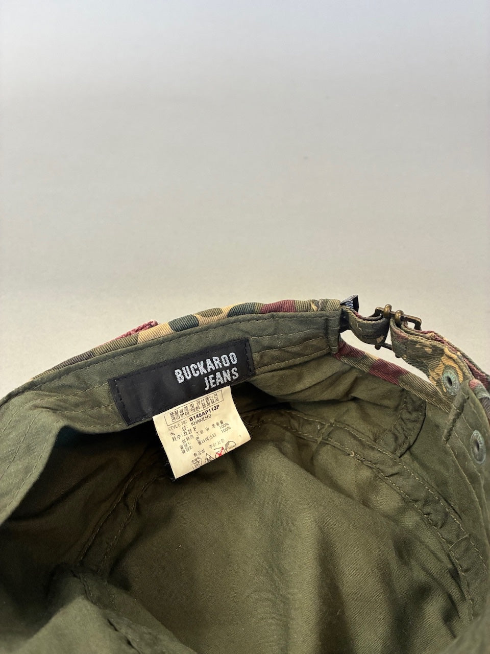 Buckaroo Camo Cadet Cap