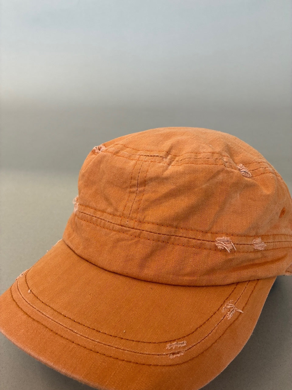 Ochre Distressed Cadet Cap