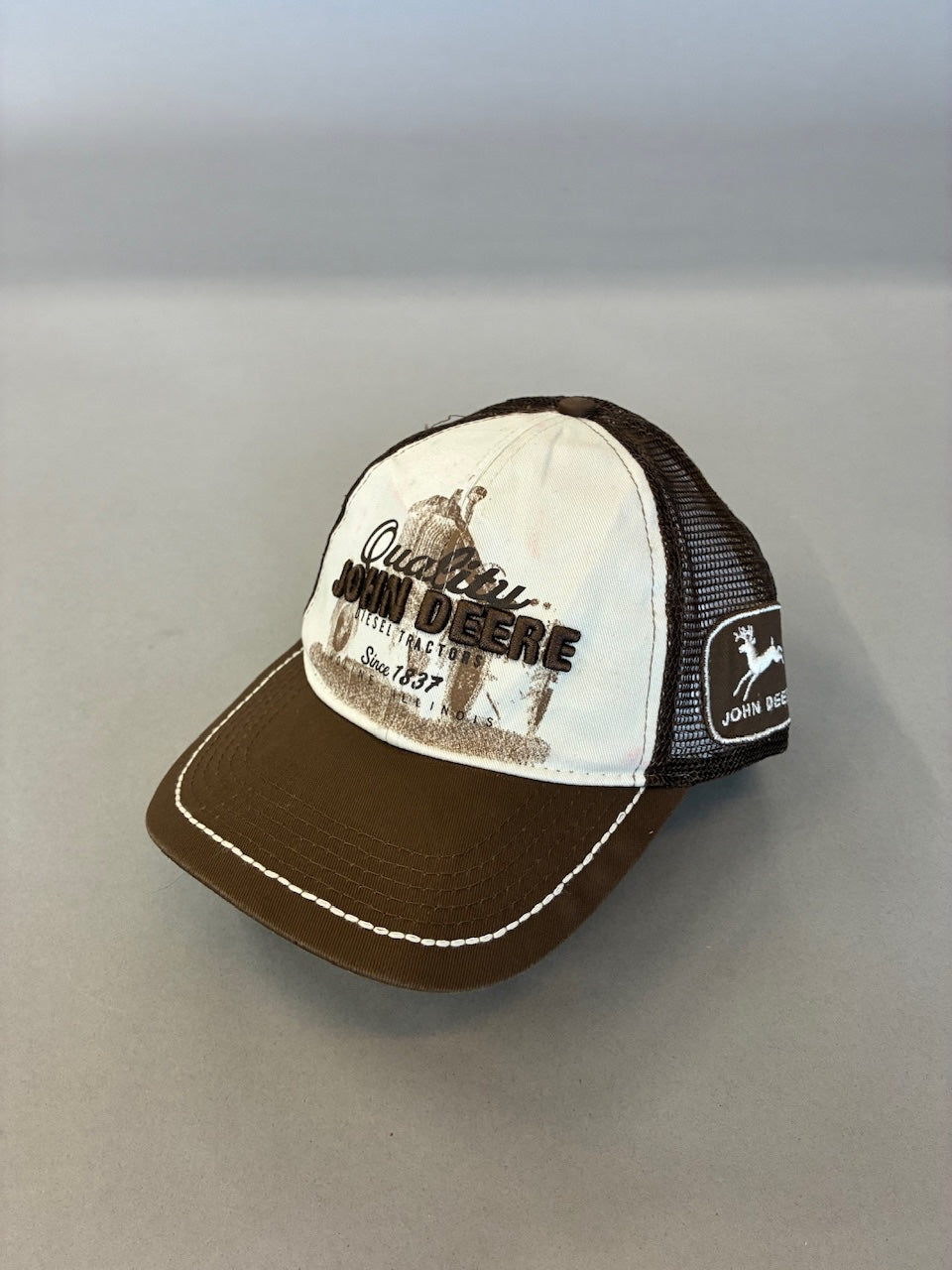 John Deere Brown Trucker Cap