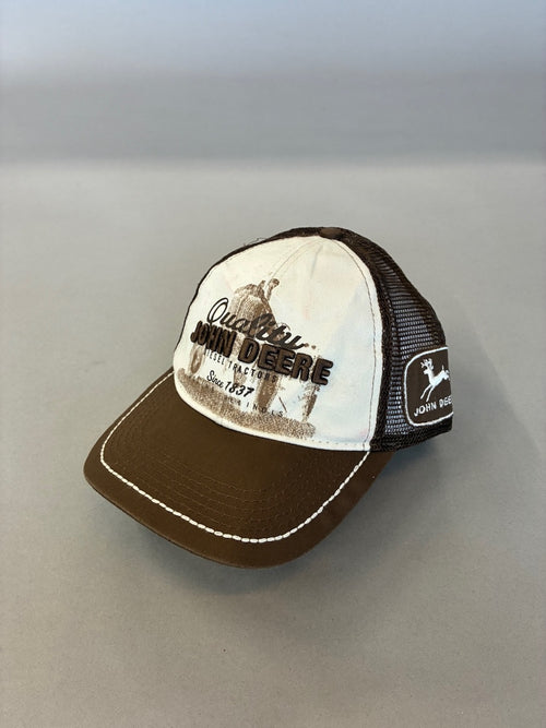 John Deere Brown Trucker Cap
