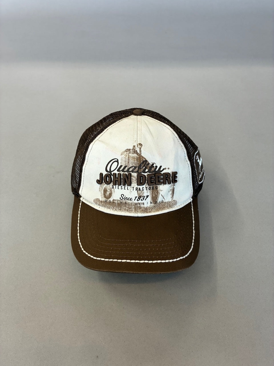 John Deere Brown Trucker Cap