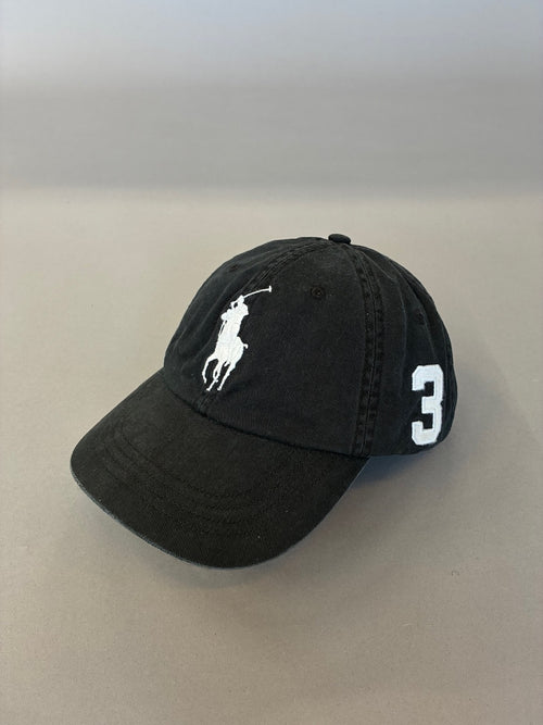 Polo Ralph Lauren Black 3 Dad Cap