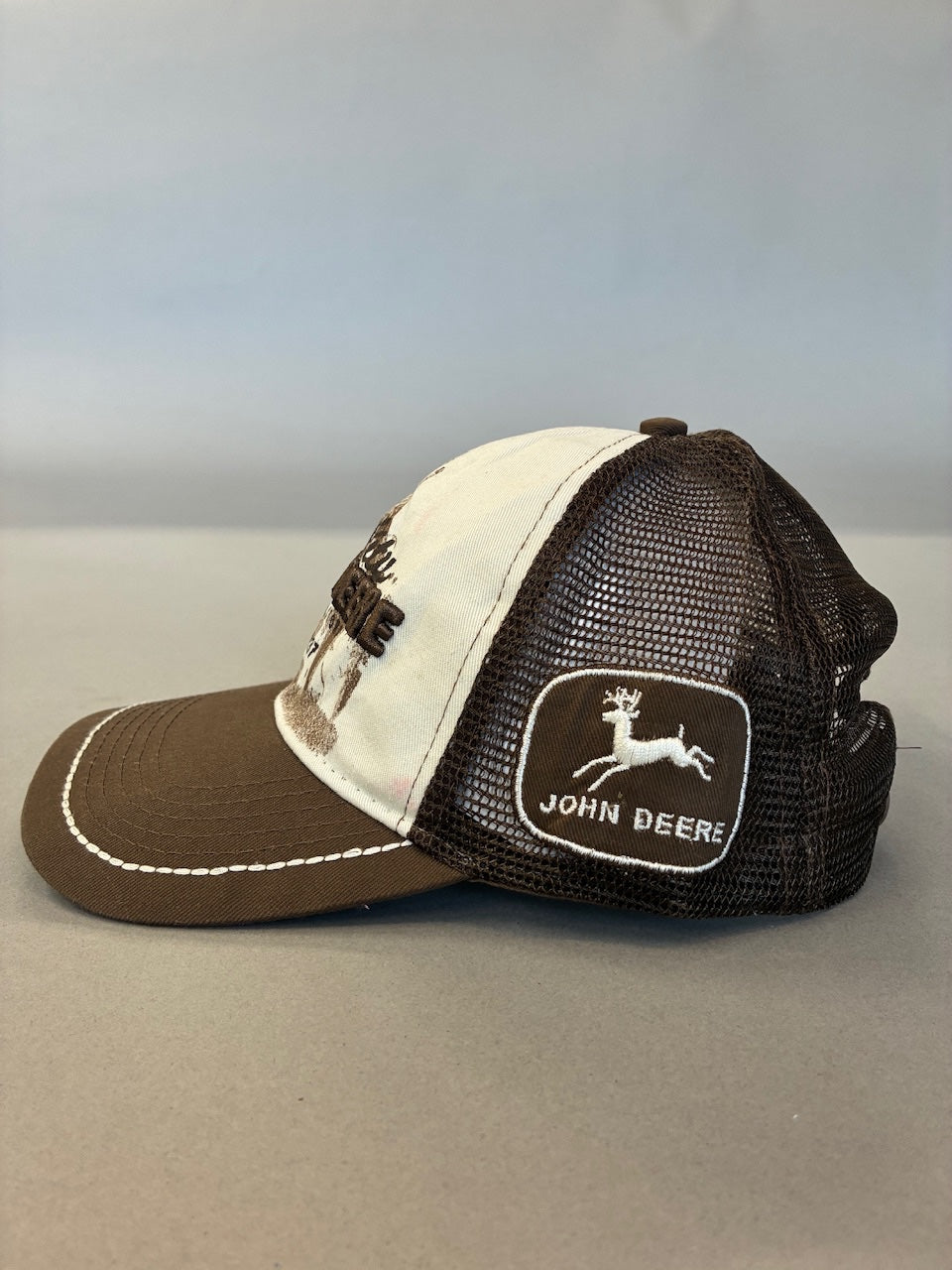 John Deere Brown Trucker Cap