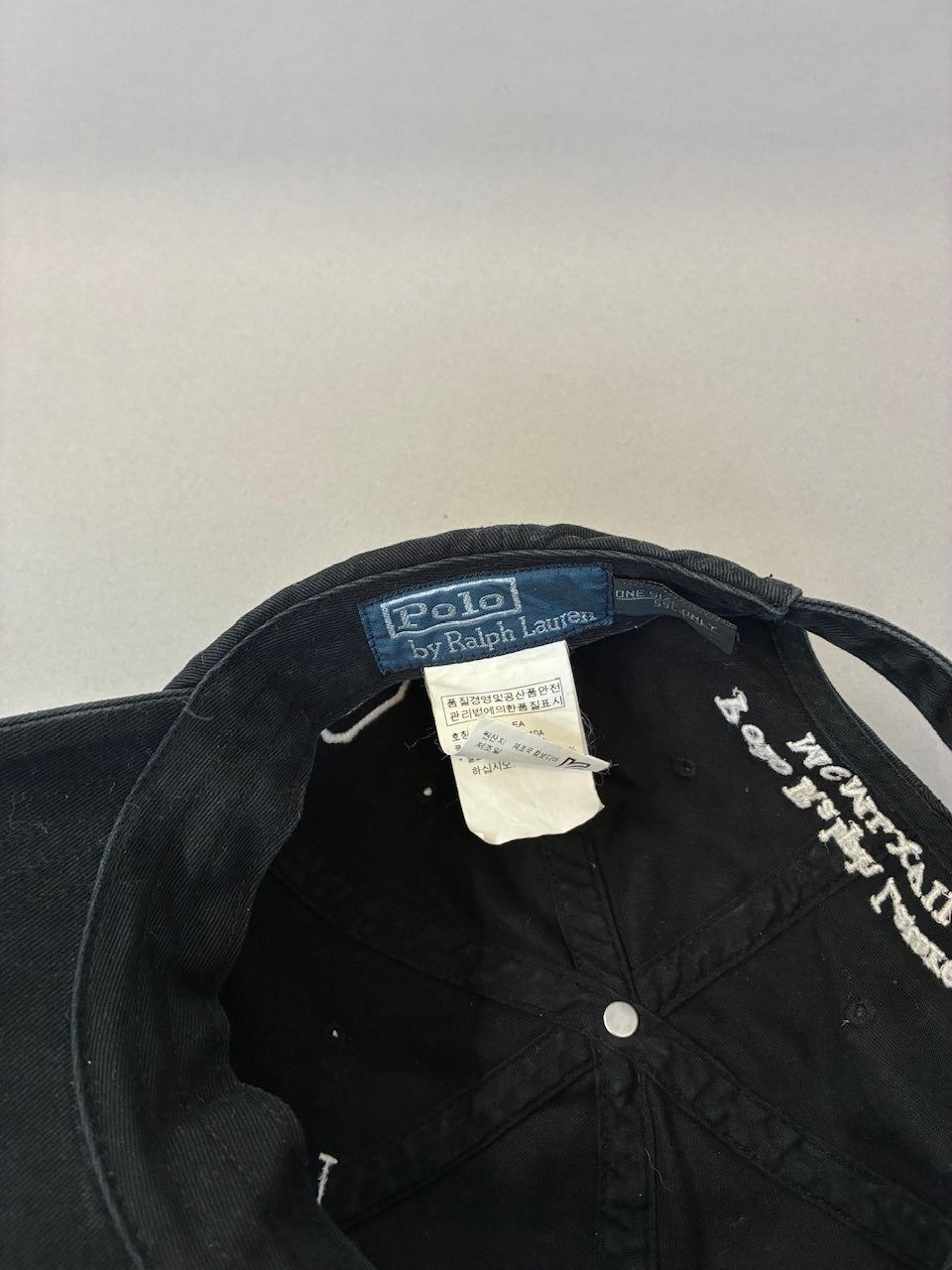 Polo Ralph Lauren Black 3 Dad Cap