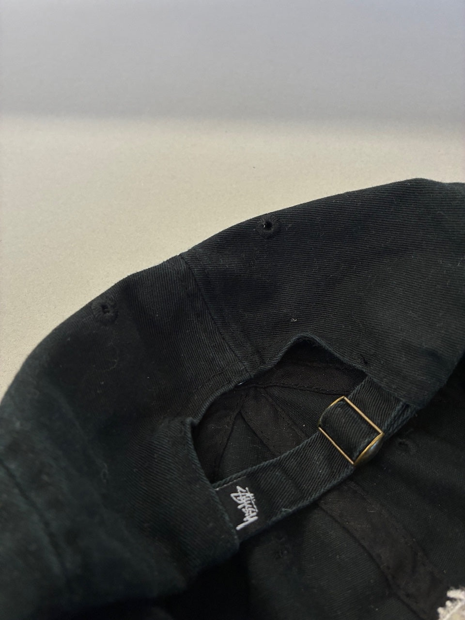 Stussy Black Dad Cap