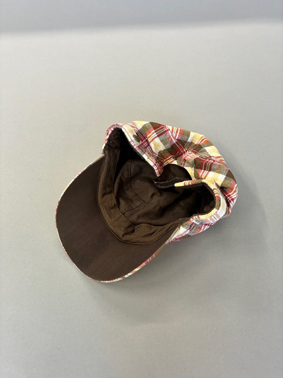 Checkered Cross Cadet Cap