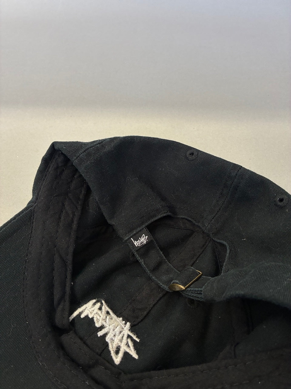 Stussy Black Dad Cap