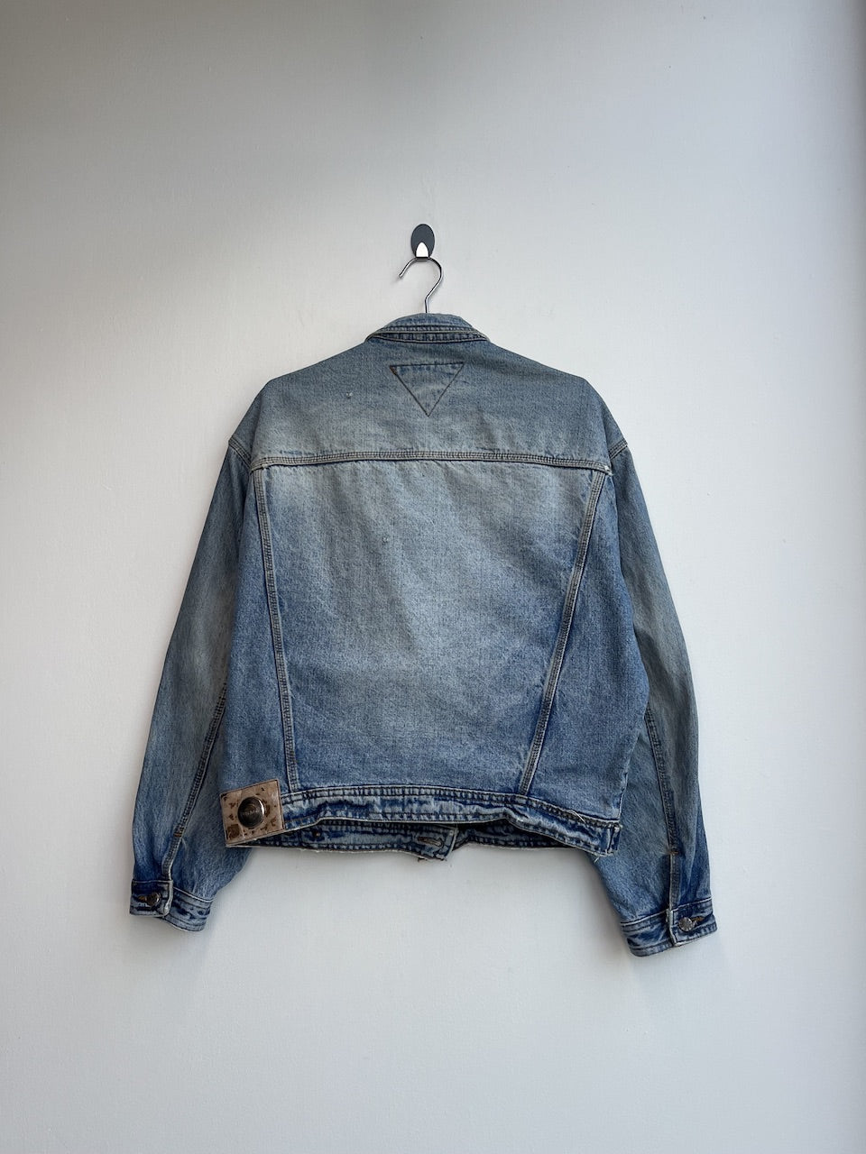 Silver Plate Denim Trucker
