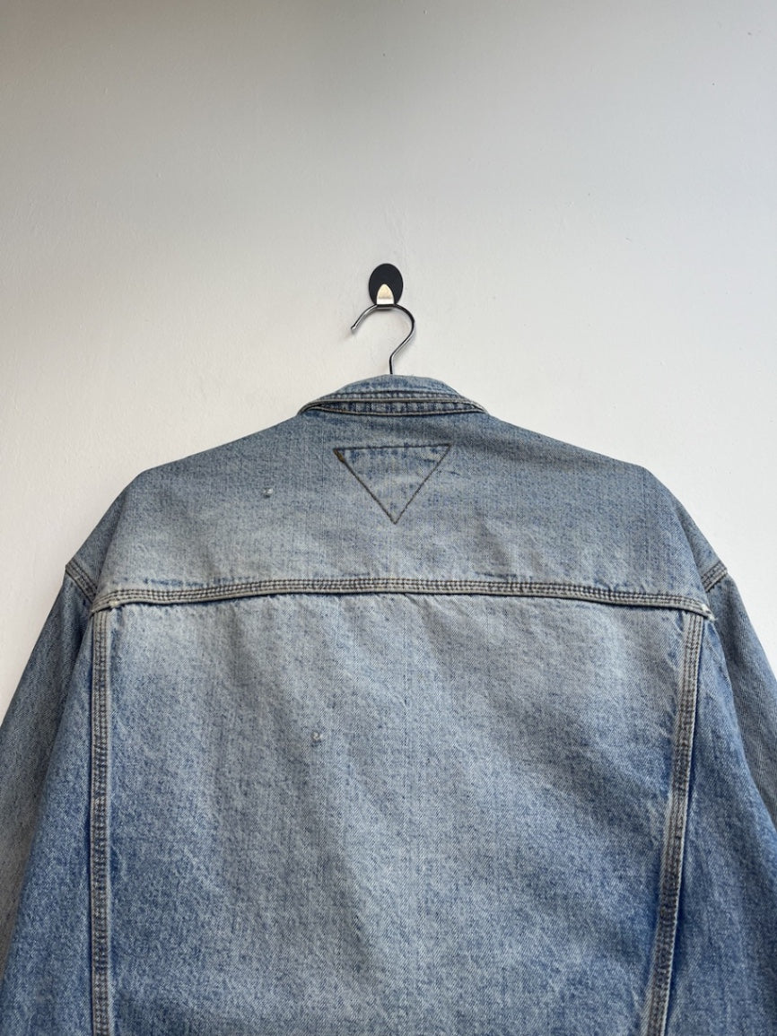 Silver Plate Denim Trucker