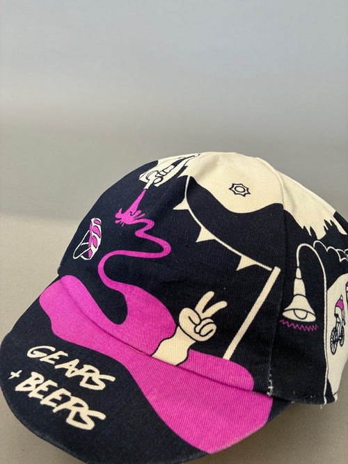 Gears + Beers Cycling Cap