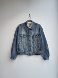 Silver Plate Denim Trucker